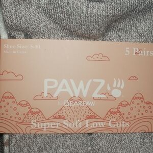 BearPaw Super Soft Low Cut Socks Multi Colors - 5 Pairs Size 5-10